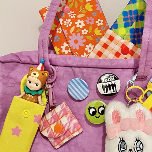 large flat pouch - handmade to order